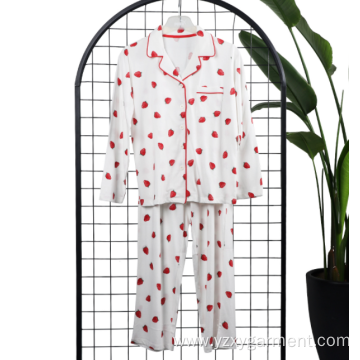 Women's Sweet Strawberry Pajama Set